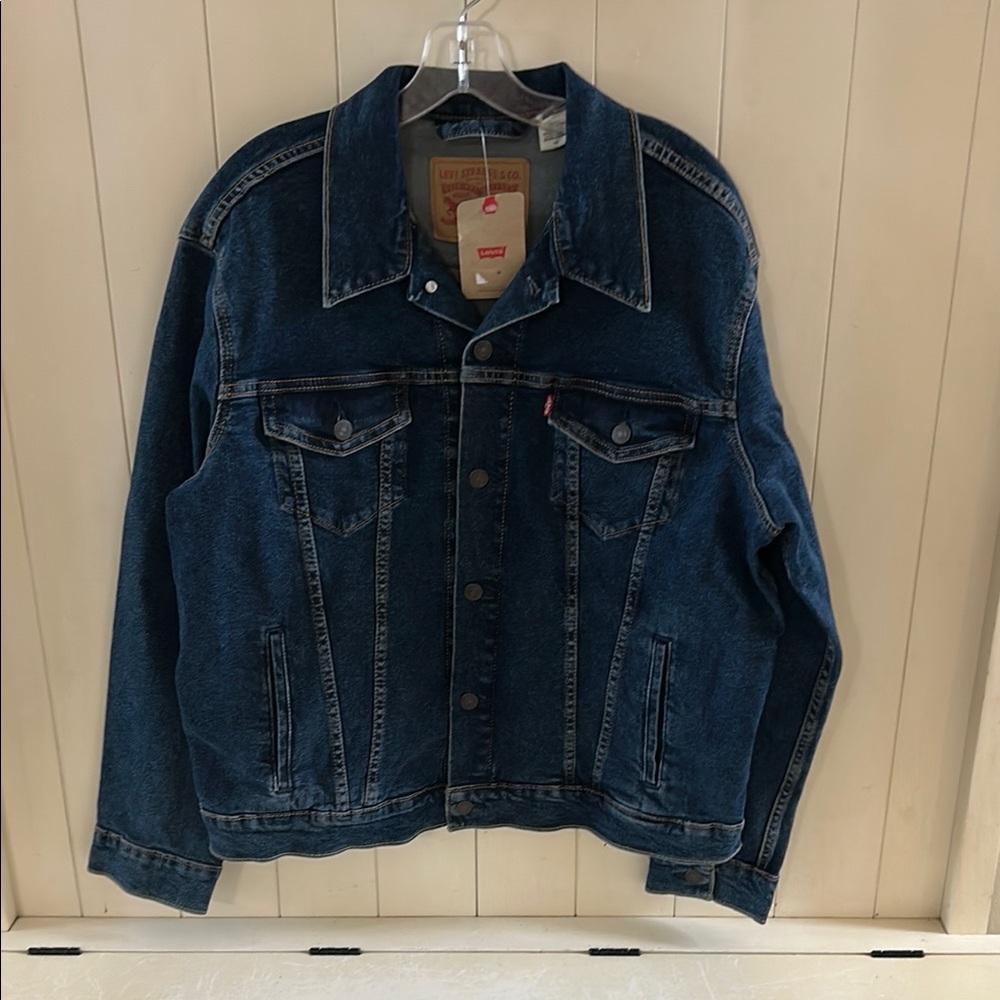 Levi's Dark Blue Denim Trucker Jean Jacket